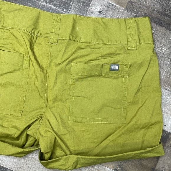 NWT The North Face Lotus Canvas Short Avocado Green size 10 - Picture 12 of 14
